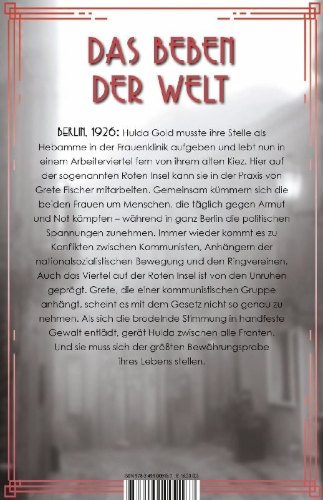 Buchcover und Innenansicht für das Buch: Fräulein Gold: Die Rote Insel