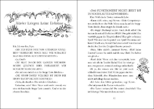 Buchcover und Innenansicht für das Buch: Luzifer junior (Band 1) - Zu gut für die Hölle