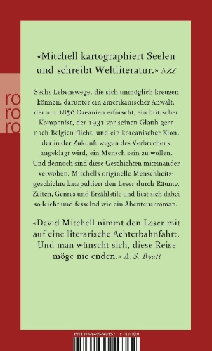Buchcover und Innenansicht für das Buch: Der Wolkenatlas