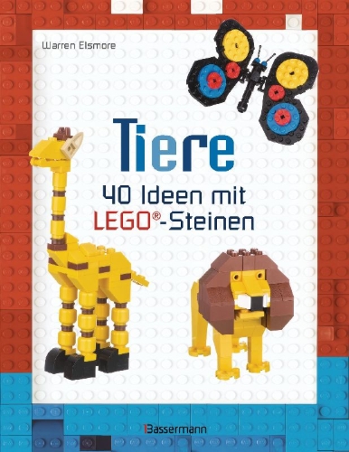 Buchcover und Innenansicht für das Buch: Brick-Animals