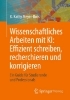 Buchcover und Innenansicht für das Buch: Wissenschaftliches Arbeiten mit KI: Effizient schreiben, recherchieren und korrigieren