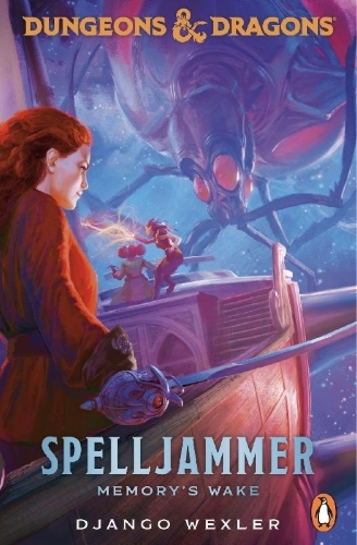 Buchcover und Innenansicht für das Buch: Dungeons & Dragons: Spelljammer: Memory's Wake