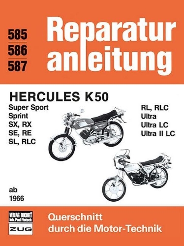 Buchcover und Innenansicht für das Buch: Hercules K 50  ab 1966