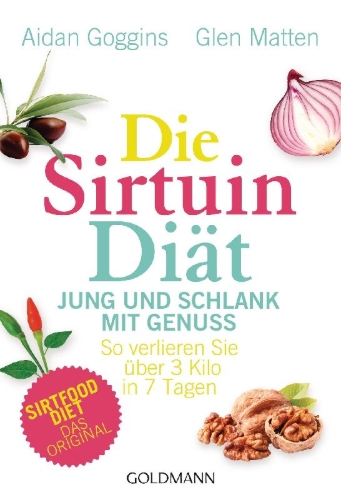 Buchcover und Innenansicht für das Buch: The Sirtfood Diet