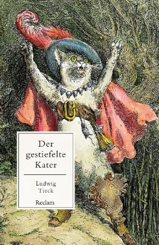 Buchcover und Innenansicht für das Buch: Der gestiefelte Kater. Kindermärchen in drei Akten