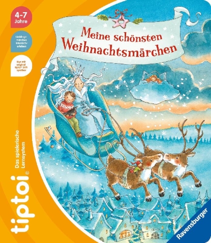 Buchcover und Innenansicht für das Buch: tiptoi® Meine schönsten Weihnachtsmärchen