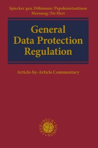Buchcover und Innenansicht für das Buch: General Data Protection Regulation. GDPR