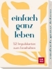 Buchcover und Innenansicht für das Buch: Kartenset: einfach ganz leben