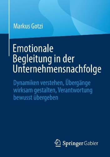 Buchcover und Innenansicht für das Buch: Emotionale Begleitung in der Unternehmensnachfolge