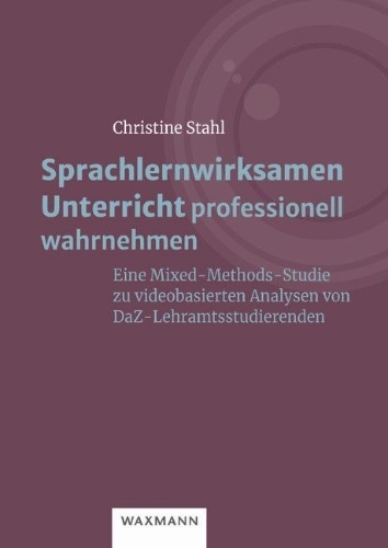 Buchcover und Innenansicht für das Buch: Sprachlernwirksamen Unterricht professionell wahrnehmen