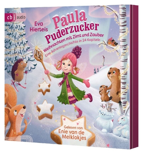 Buchcover und Innenansicht für das Buch: Paula Puderzucker - Weihnachten mit Zimt und Zauber