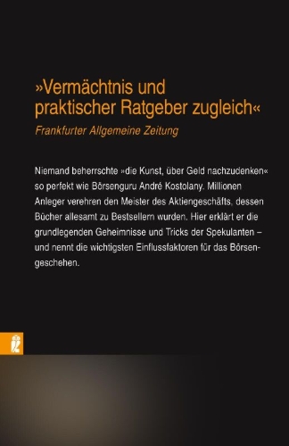 Buchcover und Innenansicht für das Buch: Die Kunst, über Geld nachzudenken