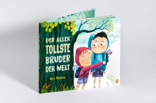 Buchcover und Innenansicht für das Buch: Der allertollste Bruder der Welt