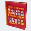 Buchcover und Innenansicht für das Buch: Hvordan er det å være voksen