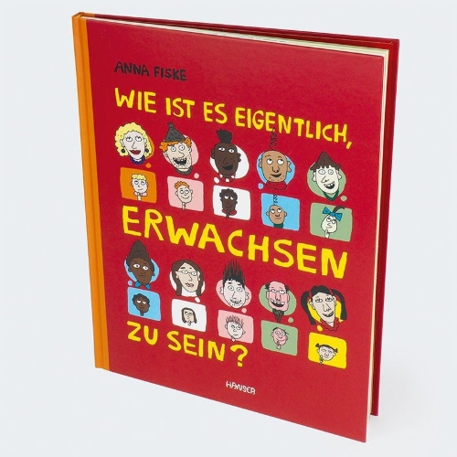 Buchcover und Innenansicht für das Buch: Hvordan er det å være voksen