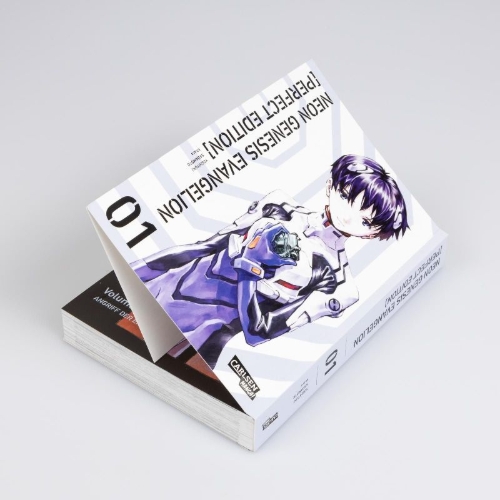 Buchcover und Innenansicht für das Buch: Aizouban Neon Genesis Evangelion