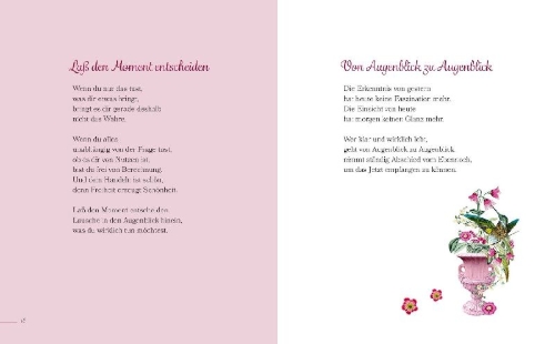 Buchcover und Innenansicht für das Buch: Im Zauber des Augenblicks