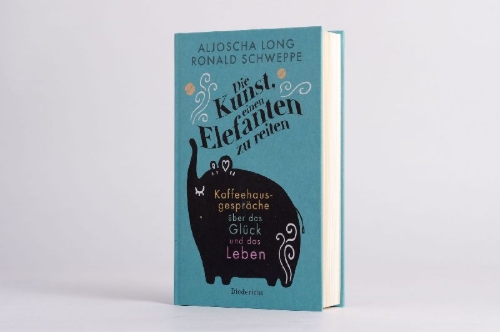 Buchcover und Innenansicht für das Buch: Die Kunst, einen Elefanten zu reiten