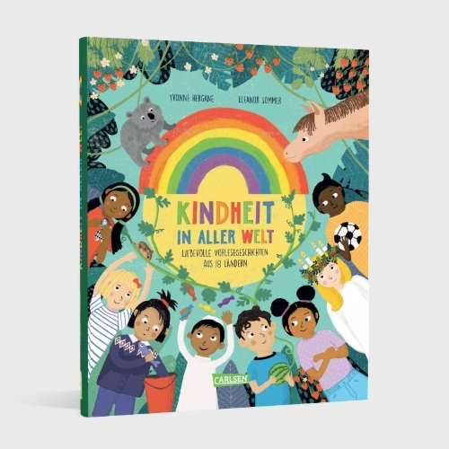 Buchcover und Innenansicht für das Buch: Kindheit in aller Welt