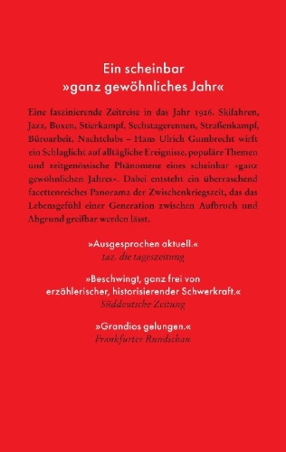 Buchcover und Innenansicht für das Buch: In 1926. Living at the Edge of Time