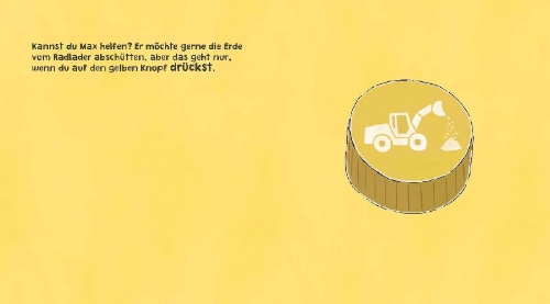 Buchcover und Innenansicht für das Buch: Was machen wir auf der Baustelle?