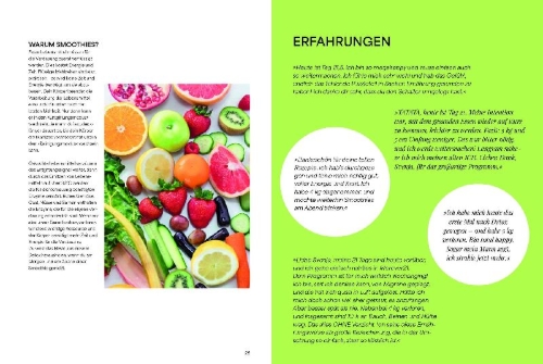 Buchcover und Innenansicht für das Buch: Feel Good With Food