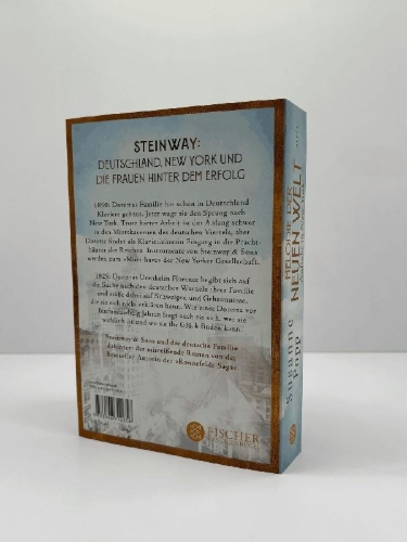 Buchcover und Innenansicht für das Buch: Melodie der neuen Welt - Auftakt in New York