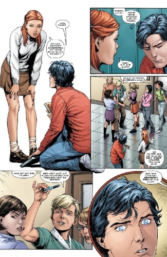 Buchcover und Innenansicht für das Buch: Superman: Secret Origin #1-#6