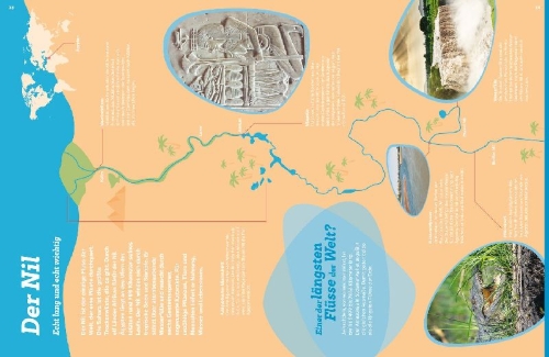Buchcover und Innenansicht für das Buch: WAS IST WAS Das alte Ägypten. Mumien, Gottheiten, Pyramiden