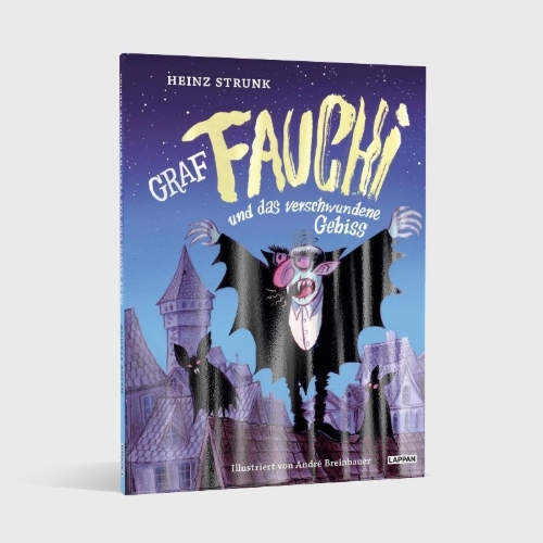 Buchcover und Innenansicht für das Buch: Graf Fauchi und das verschwundene Gebiss