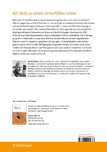 Buchcover und Innenansicht für das Buch: DBT-Skillstraining