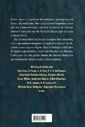 Buchcover und Innenansicht für das Buch: Spukhäuser. Klassische Horror- und Geistergeschichten