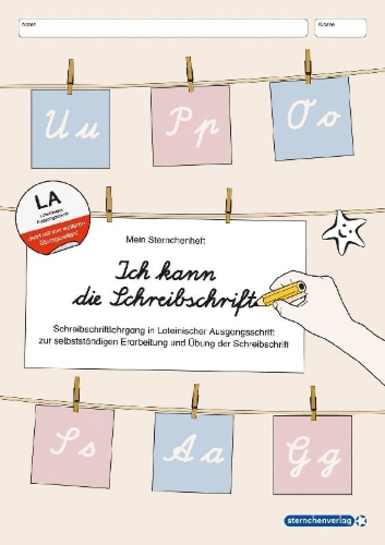 Buchcover und Innenansicht für das Buch: Ich kann die Schreibschrift LA + Übungsheft 1 und 2 - Lateinische Ausgangsschrift - 3 Hefte im Set