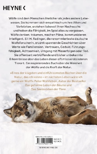 Buchcover und Innenansicht für das Buch: Die Weisheit der Wölfe