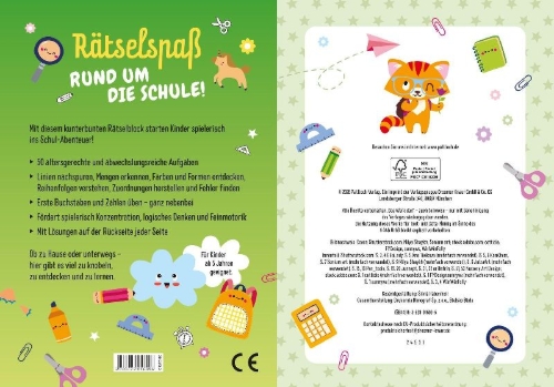 Buchcover und Innenansicht für das Buch: Abenteuer Schule