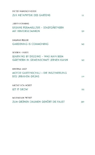 Buchcover und Innenansicht für das Buch: Die Philosophie des Gärtnerns