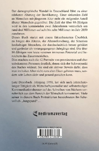 Buchcover und Innenansicht für das Buch: Ü80 - na und?
