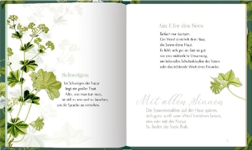 Buchcover und Innenansicht für das Buch: Erinnerung ist Liebe, die bleibt