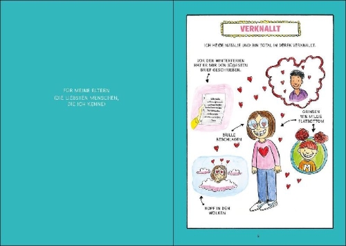 Buchcover und Innenansicht für das Buch: Forget me Nat