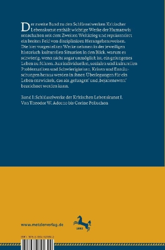 Buchcover und Innenansicht für das Buch: Schlüsselwerke der Kritischen Lebenskunst II