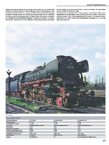 Buchcover und Innenansicht für das Buch: Deutsche Dampfloks