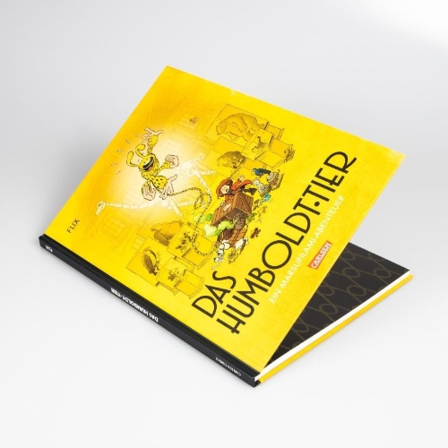 Buchcover und Innenansicht für das Buch: Das Humboldt-Tier - Ein Marsupilami-Abenteuer