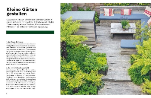 Buchcover und Innenansicht für das Buch: Small Garden Beauty