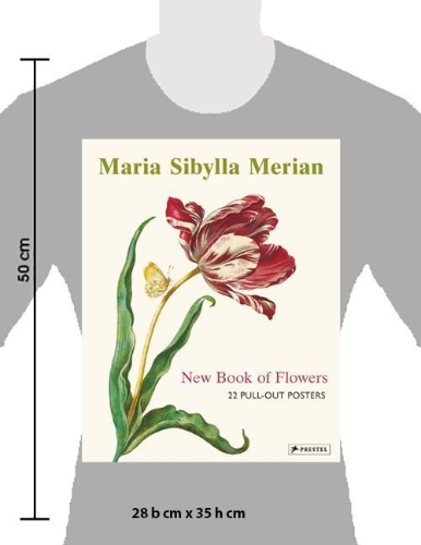 Buchcover und Innenansicht für das Buch: Maria Sibylla Merian: The New Book of Flowers/Neues Blumenbuch