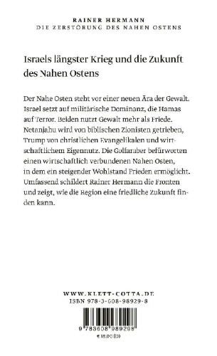 Buchcover und Innenansicht für das Buch: Die Zerstörung des Nahen Ostens