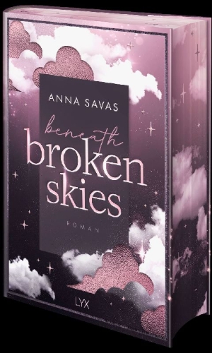Buchcover und Innenansicht für das Buch: Beneath Broken Skies