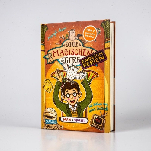 Buchcover und Innenansicht für das Buch: Die Schule der magischen Tiere. Endlich Ferien 7: Max und Muriel