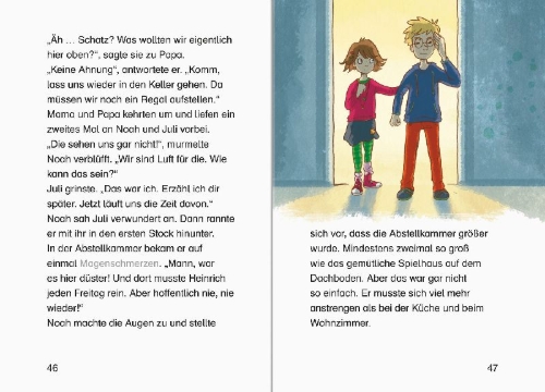 Buchcover und Innenansicht für das Buch: Das Zauberhaus - Leserabe 3. Klasse - Erstlesebuch für Kinder ab 8 Jahren