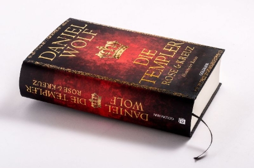 Buchcover und Innenansicht für das Buch: Die Templer. Rose und Kreuz