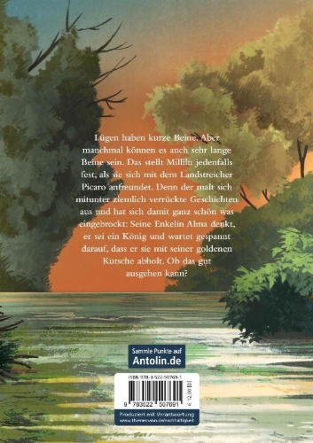 Buchcover und Innenansicht für das Buch: Wummelies wunderbare Welt, Band 04: Die wahre Lüge